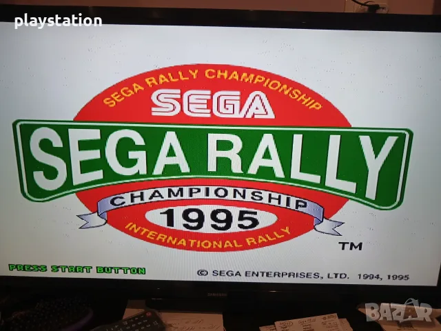 Оригинална ретро конзола Sega Saturn PAL (Пълен комплект с кутия и игра), снимка 5 - Други игри и конзоли - 56237682