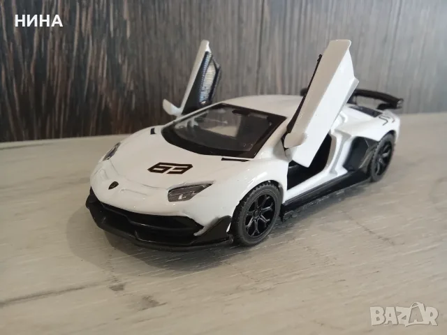 Метална количка Lamborghini Aventador SVJ !!!