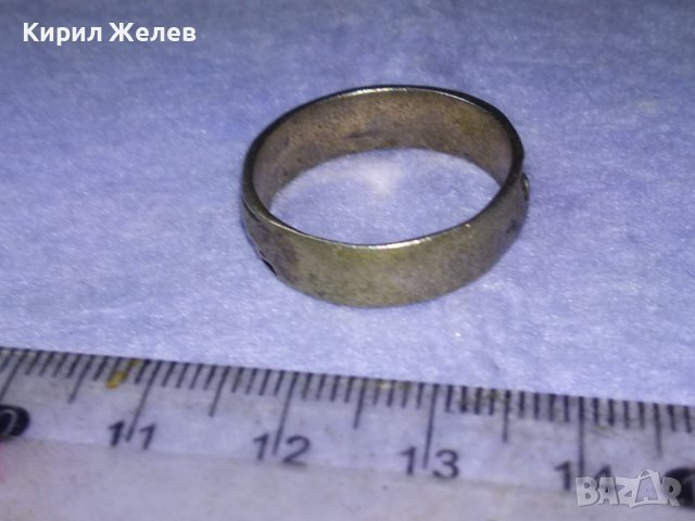 Стар СРЕБЪРЕН ВИНТИДЖ АРТ ПРЪСТЕН ОКСИДИРАНО СРЕБРО 925 Тип ХАЛКА ОРНАМЕНТИРАН със СЛЪНЦА 39907, снимка 15 - Пръстени - 42644156