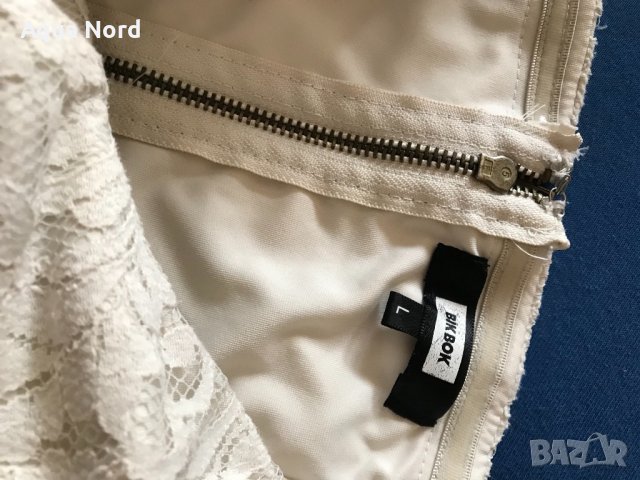 Елегантна дантелена рокля Л, снимка 5 - Рокли - 38569895