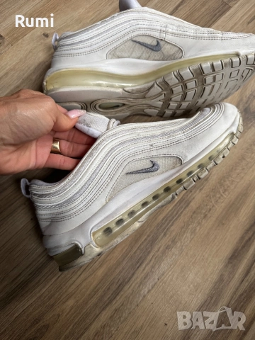 Оригинални бели маратонки Nike Air Max 97 ! 42 н, снимка 6 - Маратонки - 50823056