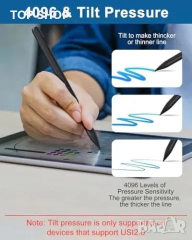 Нов Сензитивен стилус за рисуване писане Chromebook Amazon Fire Max 11, снимка 7 - Друга електроника - 49567127