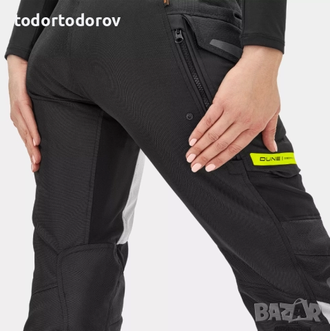 Дамски текстилен мото панталон SHIMA DUNE WP White/Fluo, снимка 5 - Аксесоари и консумативи - 51528370