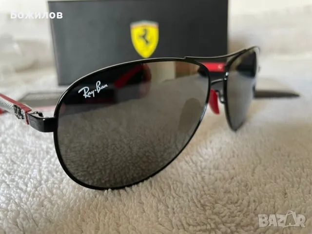  Слънчеви очила RAY-BAN  SCUDERIA FERRARI RB8313-M F0096G, снимка 17 - Слънчеви и диоптрични очила - 50335888