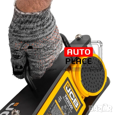 Нископрофилен алуминиев крик тип крокодил 1.5 тона 85 – 355 мм JCB, снимка 5 - Други инструменти - 54026638