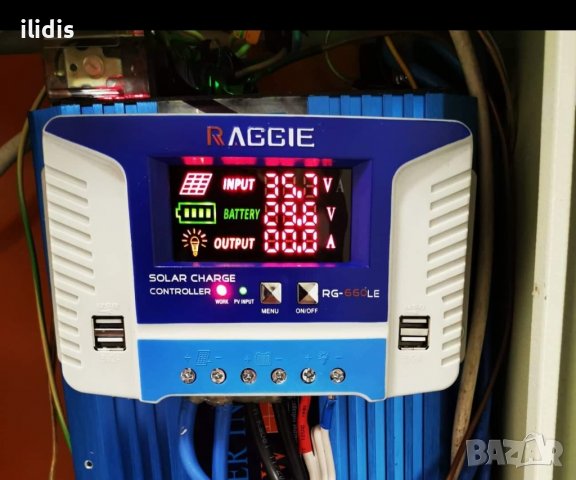 Контролер PVM за соларен панел RAGGIE с дисплей 10А 30A 60А, инвертор чиста синусоида, снимка 16 - Друга електроника - 36768118
