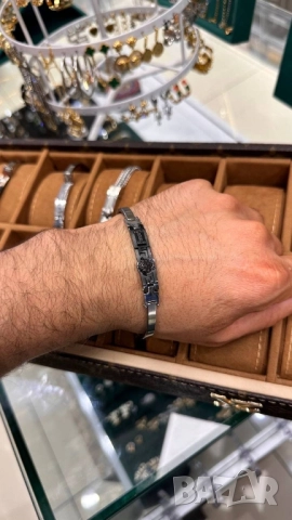 висококачествени мъжки гривни от неръждаема стомана rolex versace cartier , снимка 10 - Гривни - 51768540