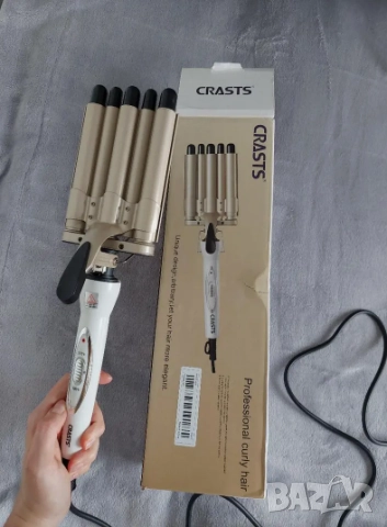 Тройна ретро преса за къдрене на коса  , снимка 14 - Преси за коса - 51773336