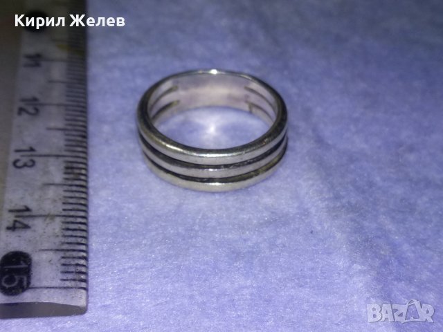 СТИЛЕН АЖУРЕН ЕЛЕГАНТЕН СРЕБЪРЕН АРТ ПРЪСТЕН СРЕБРО 925 РЪЧНА ИЗРАБОТКА 40022, снимка 8 - Пръстени - 42762931