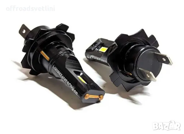 Немски 240W LED Крушки H7 за директен монтаж с вграден вентилатор, снимка 2 - Аксесоари и консумативи - 47611437