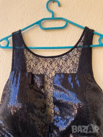 Рокля с пайети , снимка 2 - Рокли - 49615509