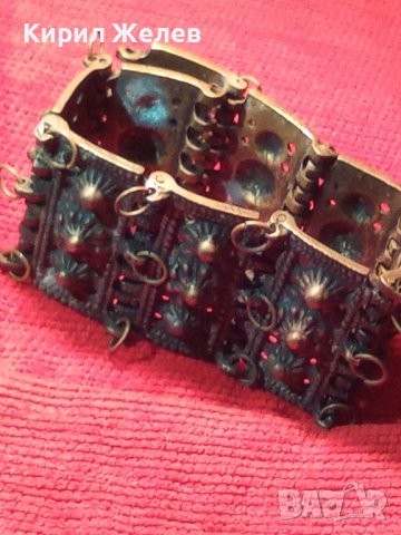 18в ВЪЗРОЖДЕНСКА БРОНЗОВА ГРИВНА с ГРАНУЛАЦИЯ СТАРИННА КУЮМДЖИЙСКА МАЙСТОРСКА ИЗРАБОТКА УНИКАТ 26086, снимка 5 - Антикварни и старинни предмети - 35664177