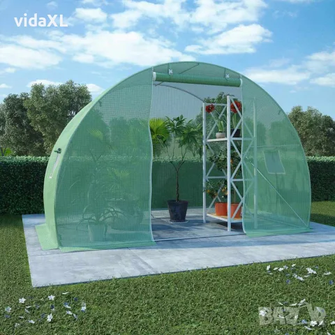 vidaXL Оранжерия, 4,5 м², 300x150x200 см, снимка 2 - Оранжерии - 56147596
