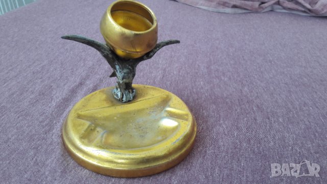 месингови и железни свещници кани панички, снимка 8 - Декорация за дома - 37556020