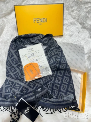 шал в  кутия gucci emporio armani fendi , снимка 2 - Шалове - 50746826