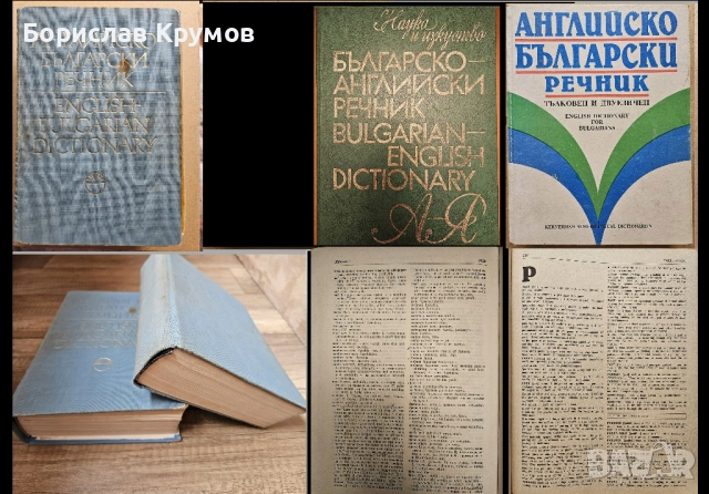 Английско-български и българско-английски речници