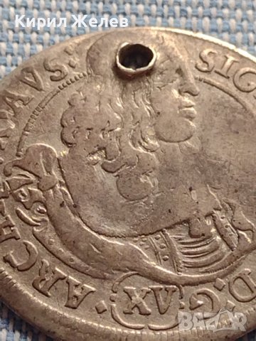 Сребърна монета 15 кройцера 1664г. Сигизмунд Франц Хал Тирол 12206, снимка 3 - Нумизматика и бонистика - 42899784