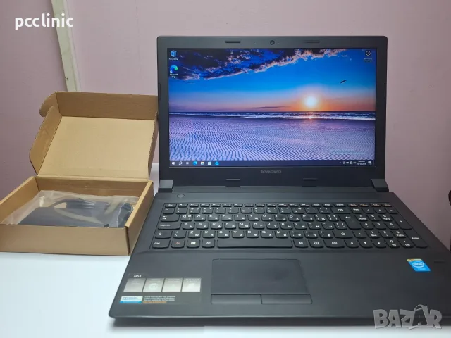 Lenovo B51-30 15.6" (Celeron N3050 2.16Ghz , 4GB RAM, 120GB SSD, 2+ часа батерия) + Ново Зарядно