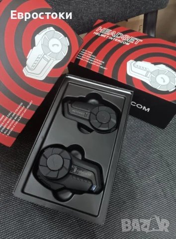 Мотоциклетна комуникационна система BETOWEY B2X, двойна (2 слушалки), Bluetooth интерком за каска, снимка 8 - Аксесоари и консумативи - 50716466