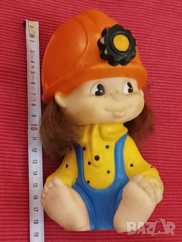 Детска гумена играчка Малък миньор СССР. , снимка 4 - Други - 42689109