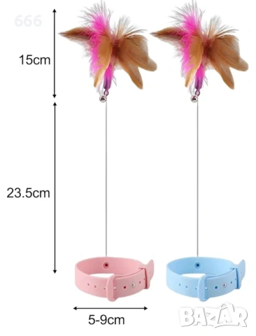 2 броя Интерактивна играчка за котки, снимка 5 - За котки - 53011347