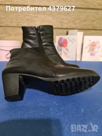Боти черни, снимка 2 - Дамски боти - 54241064