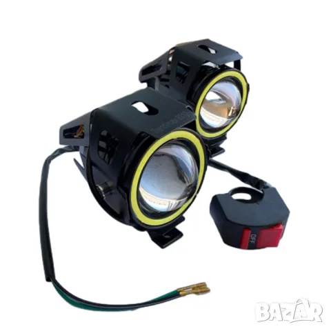Комплект LED халогени за мотоциклет 12–24 V, снимка 6 - Аксесоари и консумативи - 55864073