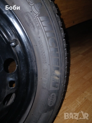 5×100 57.1ц.о.15цола с гуми на тях 195 5515, снимка 8 - Гуми и джанти - 52341942