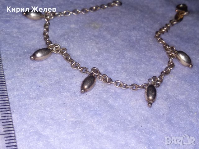 АРТИСТИЧНА ИТАЛИАНСКА СРЕБЪРНА ГРИВНА СРЕБРО 925 със СРЕБЪРНИ ВИСУЛКИ БУТИКОВО БИЖУ 34502, снимка 12 - Гривни - 39379090