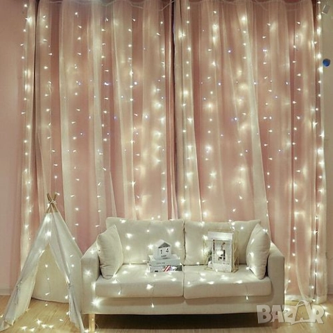 LED светеща завеса
