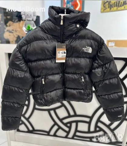 The North Face черно дамско късо зимно яке