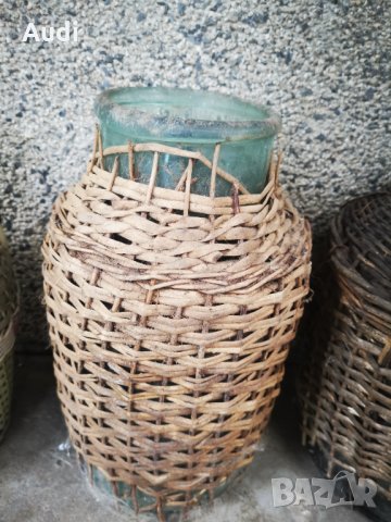 Лот от 3 броя стъклени дамаджани на обща цена 35лв, снимка 3 - Други - 33888175