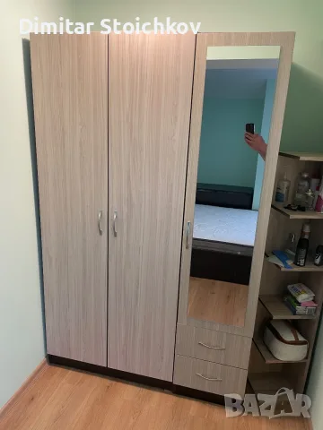 Спалня с матрак, ракла и гардероб, снимка 6 - Спални и легла - 55848630