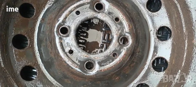 4бр железни джанти 5. 5J14 ЕТ24 4x108. Оригинални от Citroen. Стават и на Peugeot и др., снимка 2 - Гуми и джанти - 49910211