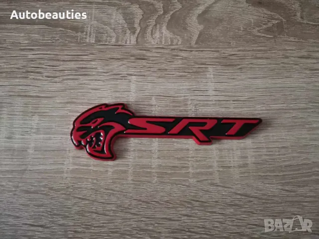 SRT Hellcat червено с черно емблема лява, снимка 4 - Аксесоари и консумативи - 47977213
