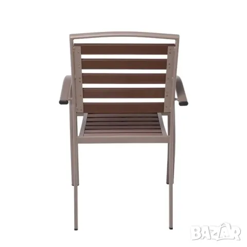 Трапезен градински фотьойл стол Serano, снимка 2 - Столове - 47625387