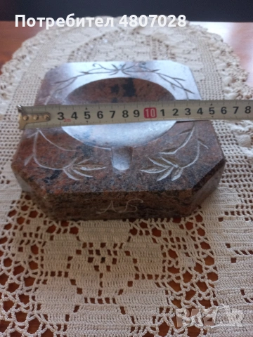 пепелник от камък , снимка 6 - Декорация за дома - 54308348