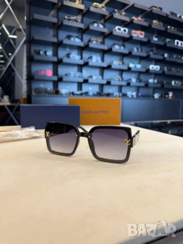 очила с черен обикновен калъф и ув защита louis vuitton , снимка 18 - Слънчеви и диоптрични очила - 50842453