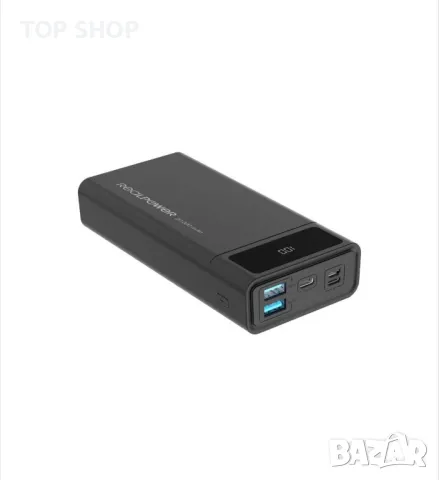 Мощен PowerBank Realpower PB-20k PD 20000mAh,Type-C PD бързо зареждане,телефони,таблети, лаптопи, снимка 4 - Външни батерии - 49308549