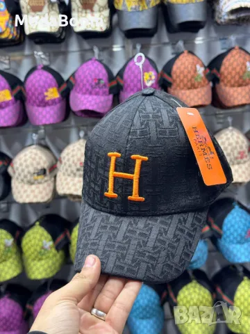 Hermes унисекс шапки с козирка Различни цветове , снимка 4 - Шапки - 48932546