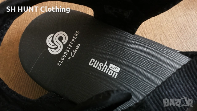 CLOUDSTEPPERS by Clarks Mens Step Beat Sun Black Sandals размер EUR 45 мъжки сандали 176-12-S, снимка 9 - Мъжки сандали - 53046688