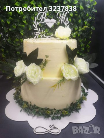Сватбен Топер за торта, снимка 1 - Други - 38569562