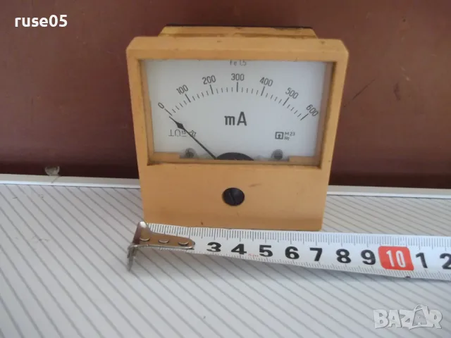 Амперметър "М23" от соца работещ, снимка 4 - Други стоки за дома - 50132247