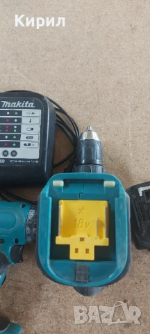 Ударен винтоверт Макита и зарядно, снимка 7 - Винтоверти - 53291111
