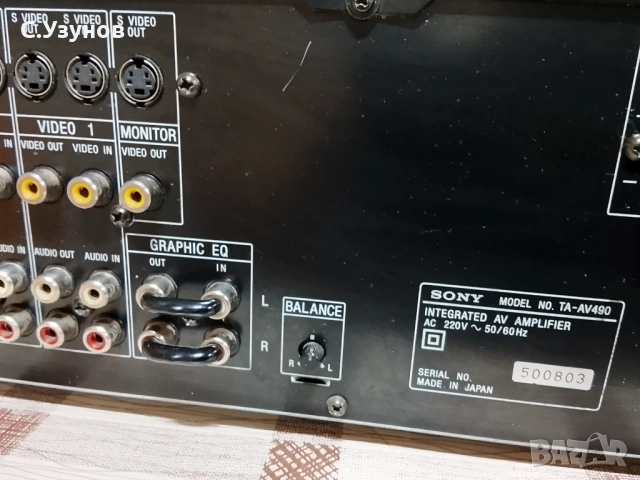 Sony TA-AV490 - AV Amplifier , снимка 6 - Ресийвъри, усилватели, смесителни пултове - 53057416