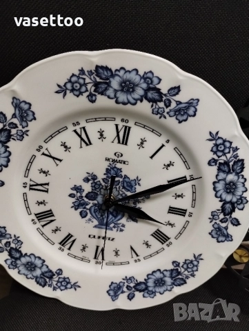 Порцеланови часовници кварц, снимка 4 - Стенни часовници - 52461784