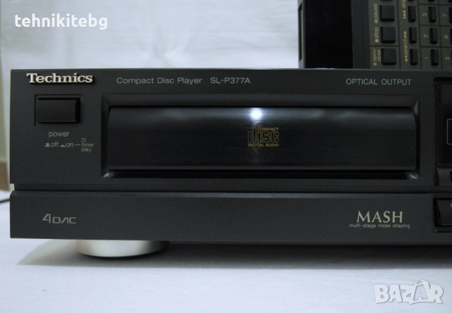 ⭐⭐⭐ Technics SL-P377A ⭐⭐⭐ Хубав CD плеър с дистанционно, като нов, снимка 2 - Ресийвъри, усилватели, смесителни пултове - 32967553