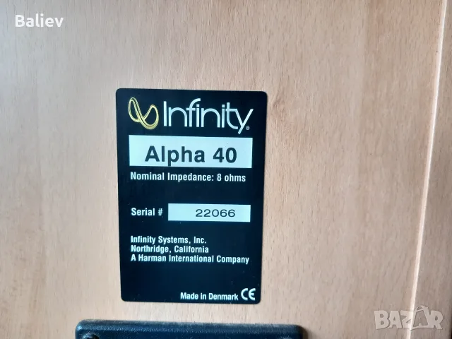 INFINITY ALPHA 40 тонколони, снимка 13 - Тонколони - 55861830