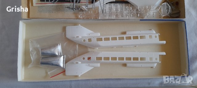 Играчки сглобяваеми макети от 80-90 години, самолет и вертолет, снимка 7 - Влакчета, самолети, хеликоптери - 38532476