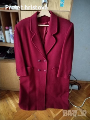 Вишнево палто, шито по поръчка, голямо в Палта, манта в гр. Плевен -  ID39445633 — Bazar.bg